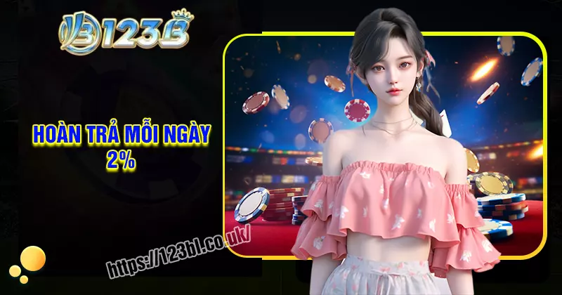Hoàn trả mỗi ngày 2% - Chơi cực đã khi cá độ tại 123B