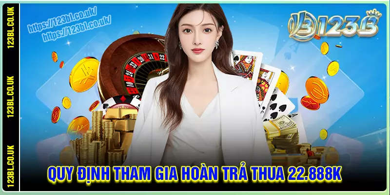 Quy định tham gia ưu đãi hoàn thua casino 28888k