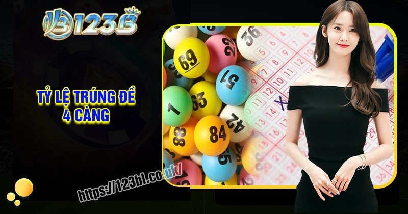 Tỷ lệ trúng đề 4 càng tại nhà cái cá cược 123B là bao nhiêu?